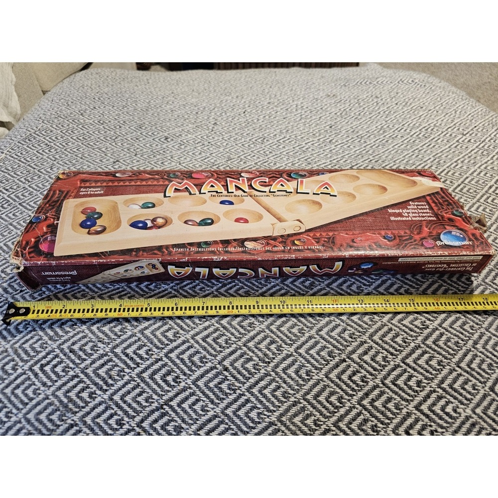 Vintage Pressman Toy Corporation Solid Wood Gemstone Board Game See Description